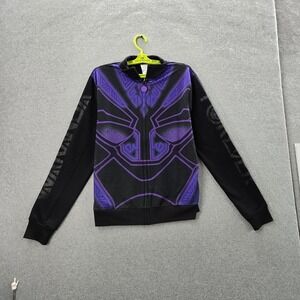 Marvel Men Jacket S Black Graphic Black Panther Activewear Wakanda Forever
